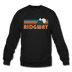 Ridgway, Colorado Sweatshirt - Retro Mountain Ridgway Crewneck Sweatshirt - black