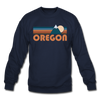 Oregon Sweatshirt - Retro Mountain Oregon Crewneck Sweatshirt