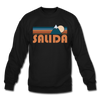 Salida, Colorado Sweatshirt - Retro Mountain Salida Crewneck Sweatshirt - black