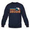 Salida, Colorado Sweatshirt - Retro Mountain Salida Crewneck Sweatshirt - navy