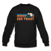 Sun Valley, Idaho Sweatshirt - Retro Mountain Sun Valley Crewneck Sweatshirt