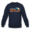 Sun Valley, Idaho Sweatshirt - Retro Mountain Sun Valley Crewneck Sweatshirt