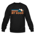 Mount Hood, Oregon Sweatshirt - Retro Mountain Mount Hood Crewneck Sweatshirt - black