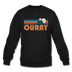 Ouray, Colorado Sweatshirt - Retro Mountain Ouray Crewneck Sweatshirt - black