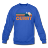 Ouray, Colorado Sweatshirt - Retro Mountain Ouray Crewneck Sweatshirt - royal blue