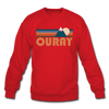 Ouray, Colorado Sweatshirt - Retro Mountain Ouray Crewneck Sweatshirt