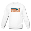 Whistler, Canada Sweatshirt - Retro Mountain Whistler Crewneck Sweatshirt