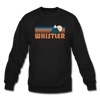 Whistler, Canada Sweatshirt - Retro Mountain Whistler Crewneck Sweatshirt