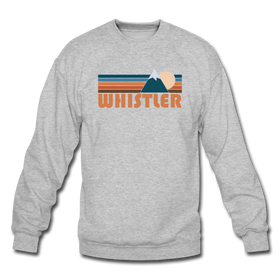 Whistler, Canada Sweatshirt - Retro Mountain Whistler Crewneck Sweatshirt