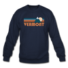 Vermont Sweatshirt - Retro Mountain Vermont Crewneck Sweatshirt