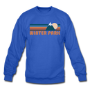 Winter Park, Colorado Sweatshirt - Retro Mountain Winter Park Crewneck Sweatshirt - royal blue