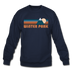 Winter Park, Colorado Sweatshirt - Retro Mountain Winter Park Crewneck Sweatshirt - navy
