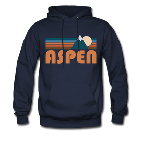 Aspen, Colorado Hoodie - Retro Mountain Aspen Hooded Sweatshirt