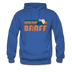 Banff, Canada Hoodie - Retro Mountain Banff Crewneck Hooded Sweatshirt - royal blue