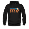 Banff, Canada Hoodie - Retro Mountain Banff Hooded Sweatshirt