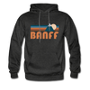 Banff, Canada Hoodie - Retro Mountain Banff Hooded Sweatshirt