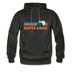 Beaver Creek, Colorado Hoodie - Retro Mountain Beaver Creek Crewneck Hooded Sweatshirt - charcoal gray