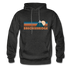 Breckenridge, Colorado Hoodie - Retro Mountain Breckenridge Crewneck Hooded Sweatshirt - charcoal gray