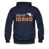 Idaho Hoodie - Retro Mountain Idaho Hooded Sweatshirt