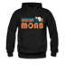 Moab, Utah Hoodie - Retro Mountain Moab Crewneck Hooded Sweatshirt - black