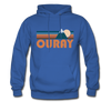 Ouray, Colorado Hoodie - Retro Mountain Ouray Hooded Sweatshirt