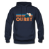 Ouray, Colorado Hoodie - Retro Mountain Ouray Crewneck Hooded Sweatshirt - navy