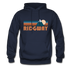 Ridgway, Colorado Hoodie - Retro Mountain Ridgway Crewneck Hooded Sweatshirt - navy
