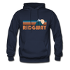 Ridgway, Colorado Hoodie - Retro Mountain Ridgway Hooded Sweatshirt