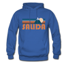 Salida, Colorado Hoodie - Retro Mountain Salida Crewneck Hooded Sweatshirt - royal blue