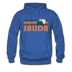 Salida, Colorado Hoodie - Retro Mountain Salida Crewneck Hooded Sweatshirt - royal blue