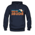 Salida, Colorado Hoodie - Retro Mountain Salida Crewneck Hooded Sweatshirt - navy