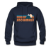 Snowmass, Colorado Hoodie - Retro Mountain Snowmass Crewneck Hooded Sweatshirt - navy
