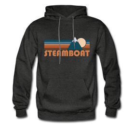 Steamboat, Colorado Hoodie - Retro Mountain Steamboat Hooded Sweatshirt
