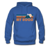 Mount Hood, Oregon Hoodie - Retro Mountain Mount Hood Crewneck Hooded Sweatshirt - royal blue