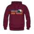 Sun Valley, Idaho Hoodie - Retro Mountain Sun Valley Crewneck Hooded Sweatshirt - burgundy