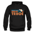 Tahoe, California Hoodie - Retro Mountain Tahoe Crewneck Hooded Sweatshirt - black
