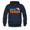 Tahoe, California Hoodie - Retro Mountain Tahoe Hooded Sweatshirt