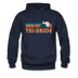 Telluride, Colorado Hoodie - Retro Mountain Telluride Crewneck Hooded Sweatshirt - navy