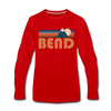 Bend, Oregon Long Sleeve T-Shirt - Retro Mountain Unisex Bend Long Sleeve Shirt