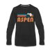 Aspen, Colorado Long Sleeve T-Shirt - Retro Mountain Unisex Aspen Long Sleeve Shirt - black