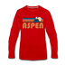 Aspen, Colorado Long Sleeve T-Shirt - Retro Mountain Unisex Aspen Long Sleeve Shirt - red