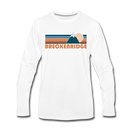 Breckenridge, Colorado Long Sleeve T-Shirt - Retro Mountain Unisex Breckenridge Long Sleeve Shirt - white