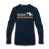 Breckenridge, Colorado Long Sleeve T-Shirt - Retro Mountain Unisex Breckenridge Long Sleeve Shirt - deep navy