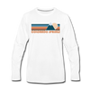 Colorado Springs, Colorado Long Sleeve T-Shirt - Retro Mountain Unisex Colorado Springs Long Sleeve Shirt - white
