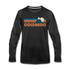 Colorado Long Sleeve T-Shirt - Retro Mountain Unisex Colorado Long Sleeve Shirt
