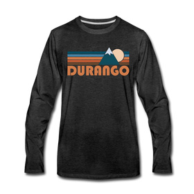 Durango, Colorado Long Sleeve T-Shirt - Retro Mountain Unisex Durango Long Sleeve Shirt