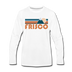 Frisco, Colorado Long Sleeve T-Shirt - Retro Mountain Unisex Frisco Long Sleeve Shirt - white