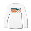 Frisco, Colorado Long Sleeve T-Shirt - Retro Mountain Unisex Frisco Long Sleeve Shirt - white