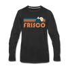 Frisco, Colorado Long Sleeve T-Shirt - Retro Mountain Unisex Frisco Long Sleeve Shirt - black