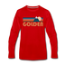 Golden, Colorado Long Sleeve T-Shirt - Retro Mountain Unisex Golden Long Sleeve Shirt - red
